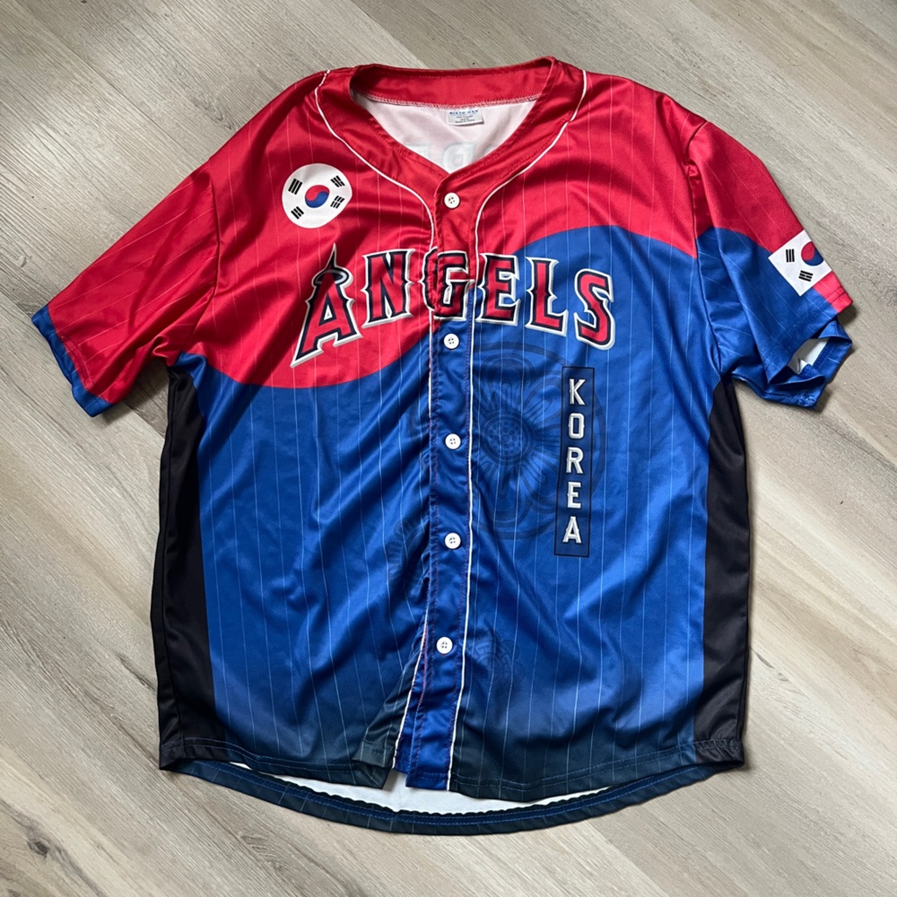 Red and Blue Angels Jersey